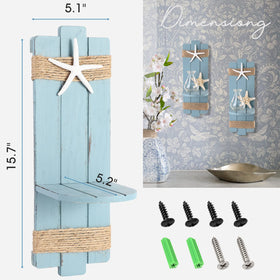 SOMTO coastal nautical wood wall decor brings seaside charm to any room.
