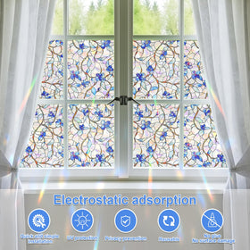 Somwise 3D holographic rainbow effect film creates shimmering reflections.