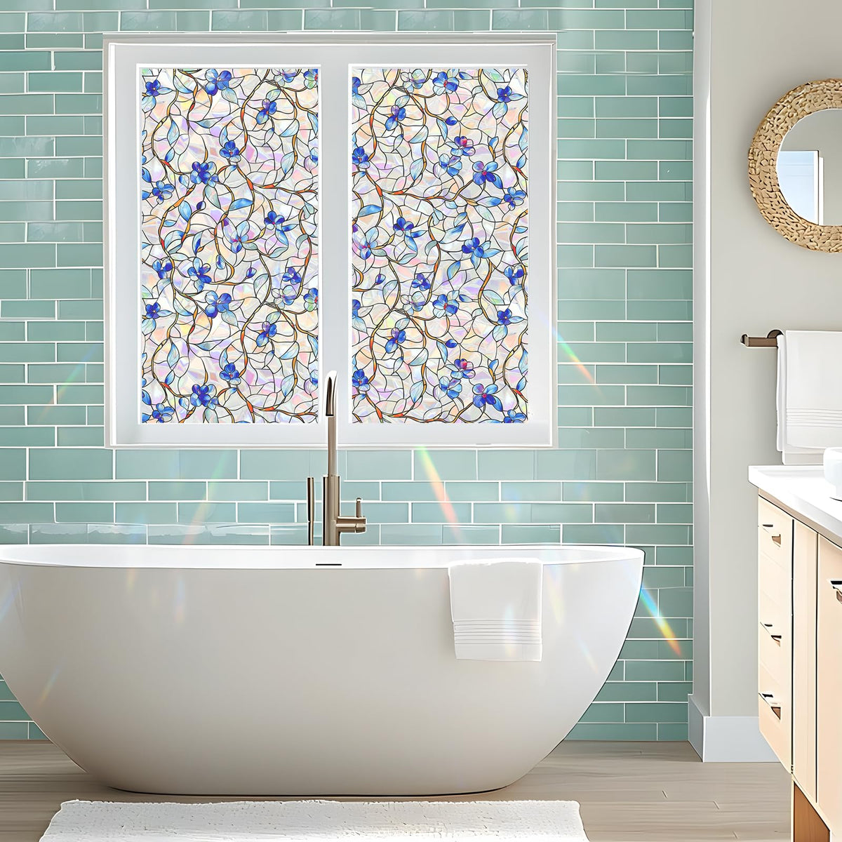 Somwise Blue and purple tones complement varied home decor styles.