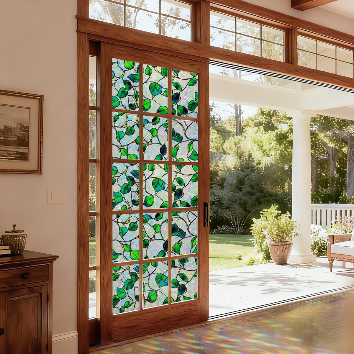 Somwise rainbow film creates vivid 3D rainbow reflections for decor.