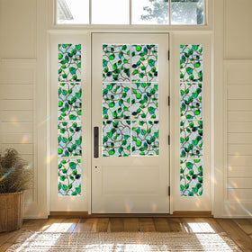 Somwise Rainbow Window Privacy Film installation using included tools for quick renter-friendly setup.