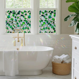 Somwise rainbow film blocks UV rays to reduce glare and fading.