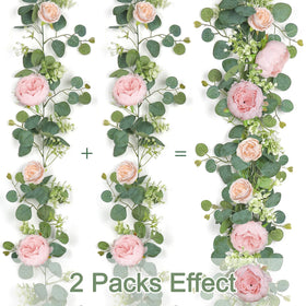SOMYTING table centerpiece garland adds color and lush garden feel