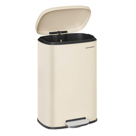 SongMICS 13-gallon trash can full view in a modern kitchen, compact and stylish.