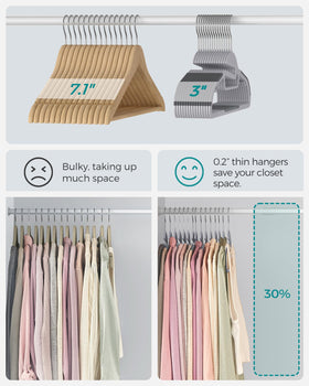 SONGMICS 360° swivel hook offers easy access from any angle.