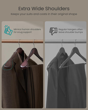 SONGMICS anti-slip bar keeps pants in place and wrinkle-free.