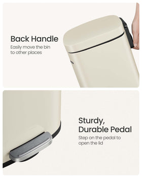 Songmics back handle enables easy moving around the kitchen.