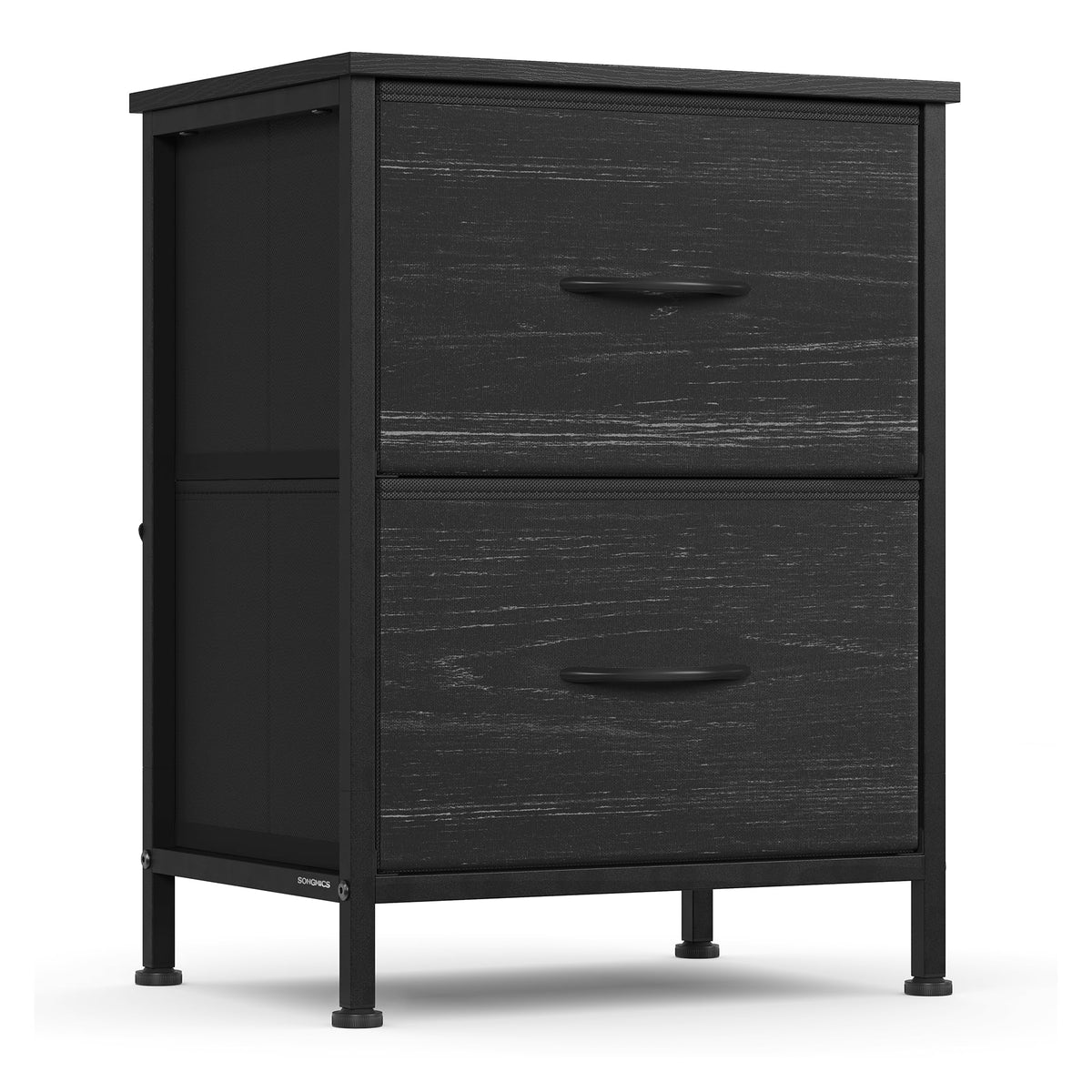 SONGMICS BELLAH dresser front view for bedroom storage with steel-framed durability.