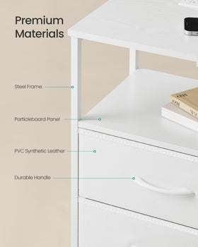 SONGMICS BELLAH nightstand anti-tip kit ensures safe placement.
