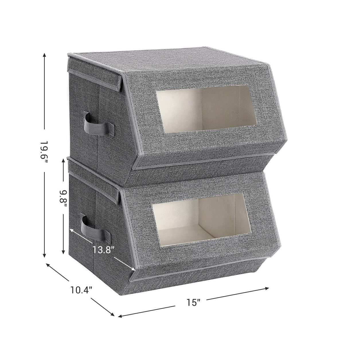 SONGMICS clear front view helps spot items at a glance