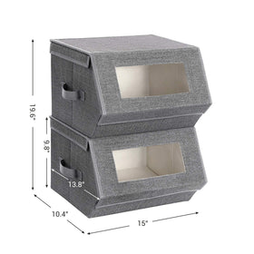 SONGMICS clear front view helps spot items at a glance