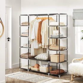 SONGMICS compact wardrobe fits bedrooms, apartments, and dorms without clutter