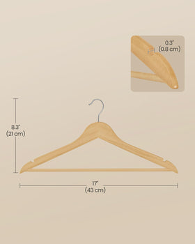 SONGMICS space-saving design helps organize a clutter-free closet.