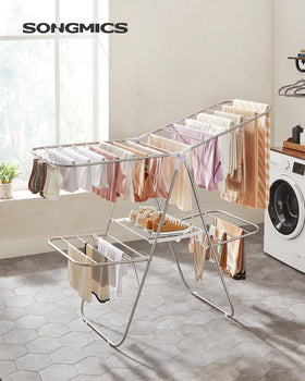 SONGMICS height-adjustable wings to fit shirts, pants, and dresses