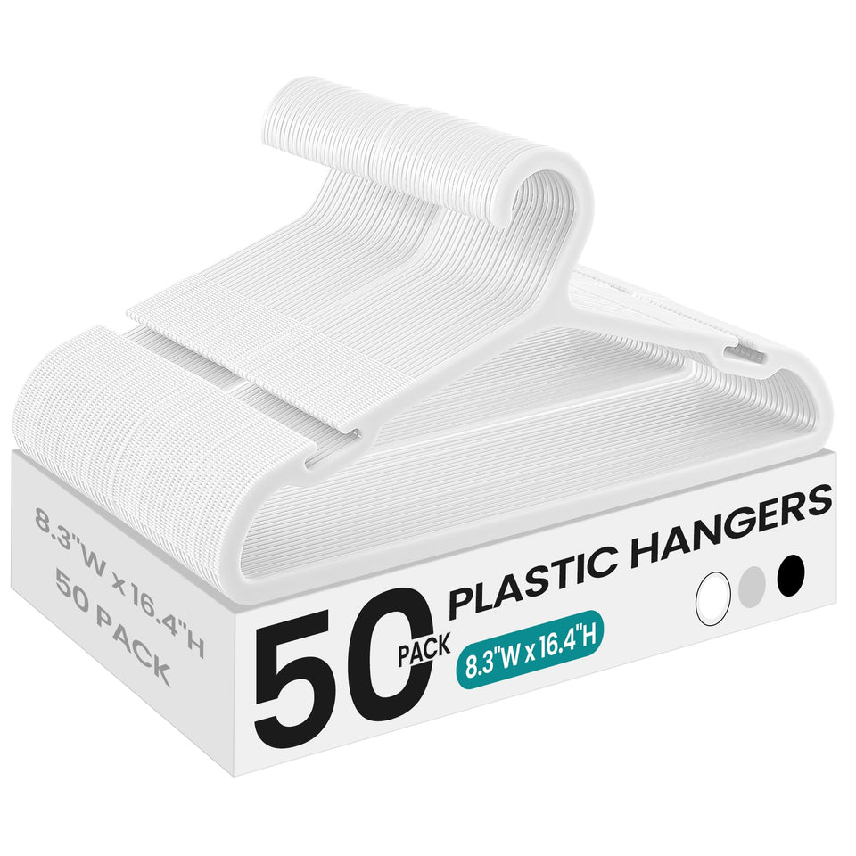 SONGMICS clothes hangers with wide shoulder notches securely hold straps