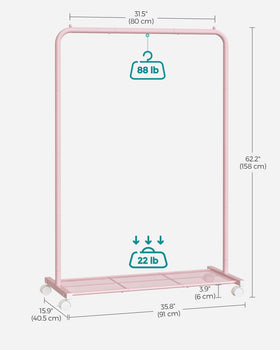 SongMics rack dimensions fit entryways and small spaces for quick organization.