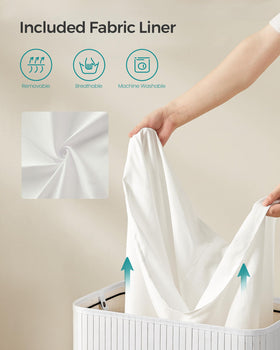 SongMics cloud white finish blends with most decor.