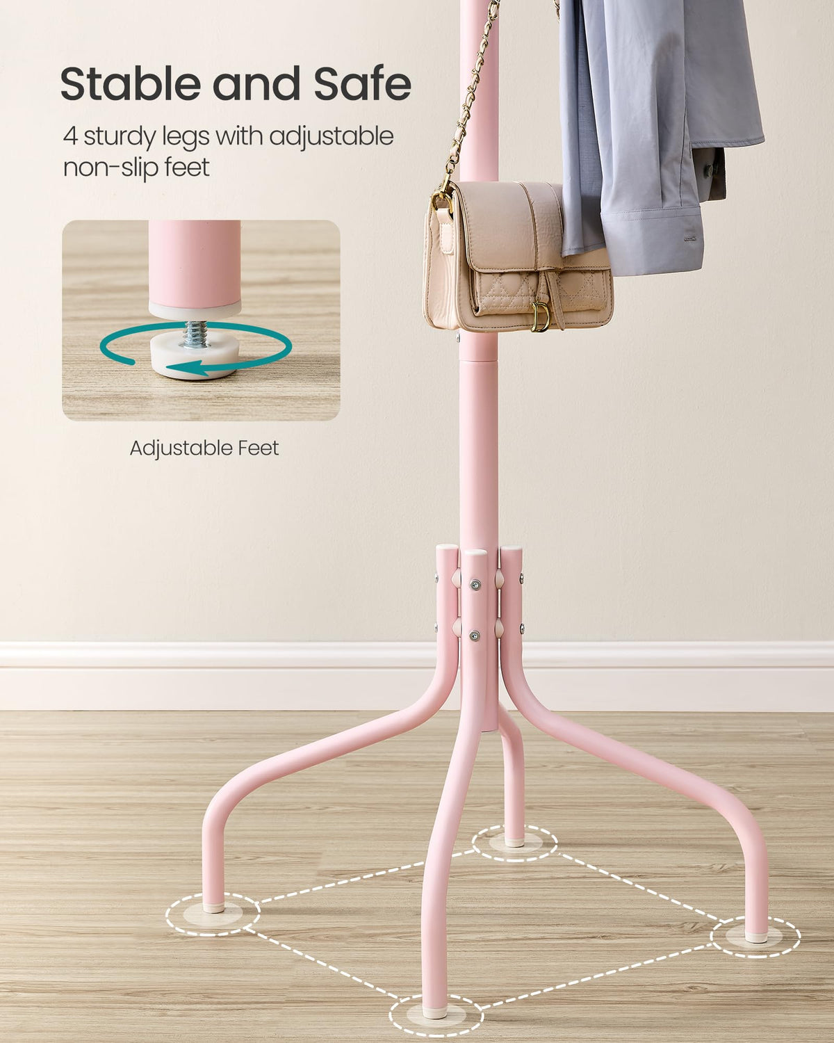 Ideal for entryways, living rooms, or bedrooms with clutter-prone corners.