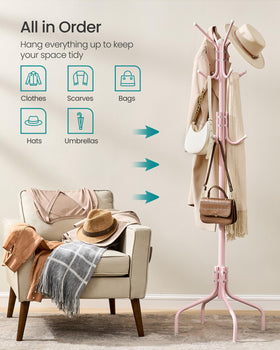 Protective knobs and rubber feet prevent snagging and floor scratches.