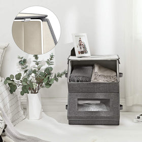 SONGMICS compact size fits many storage spaces
