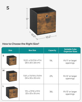 SongMICS 10.2x10.2x11-inch cube on standard cube shelf.