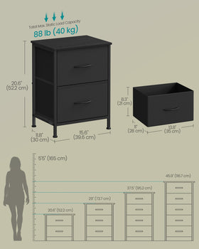 SONGMICS dresser anti-tip kit enhances safety during use.