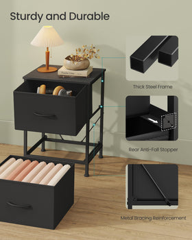 SONGMICS dresser bedroom-setup fits in bedrooms, closets, or entryways.