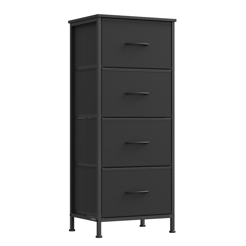 SONGMICS dresser steel frame offers durable storage for bedroom spaces