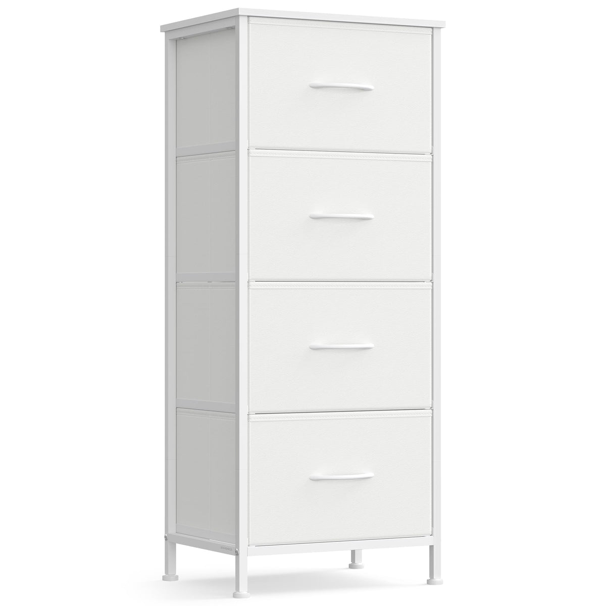 SONGMICS dresser top surface ideal for lamps and decor.
