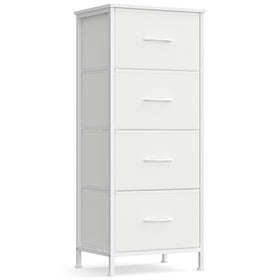 SONGMICS dresser top surface ideal for lamps and decor.