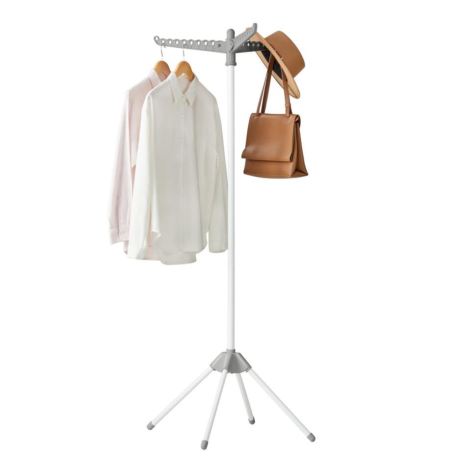 SONGMICS drying rack with 59-inch rotatable arms for flexible air drying.