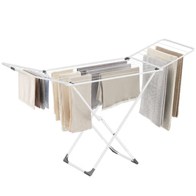 SongMics drying rack ULLR540W01 with extended-drying-space enables more laundry per load.