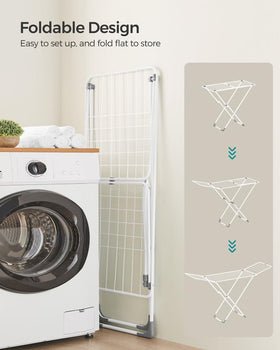 SongMics drying rack ULLR540W01-indoor-outdoor-use supports flexible laundry routines.