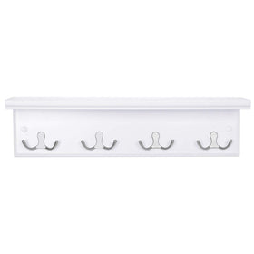 Songmics compact white wall unit blends with modern entryways