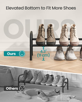 Songmics holds up to 10 pairs of shoes.