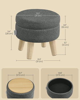 Songmics felt pads protect floors and prevent slipping.