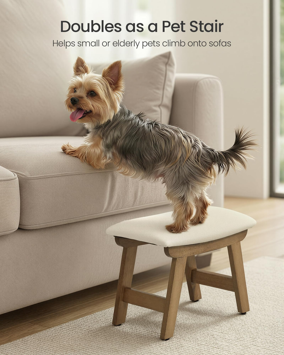 SONGMICS compact seat option for teens or extra seating in living spaces