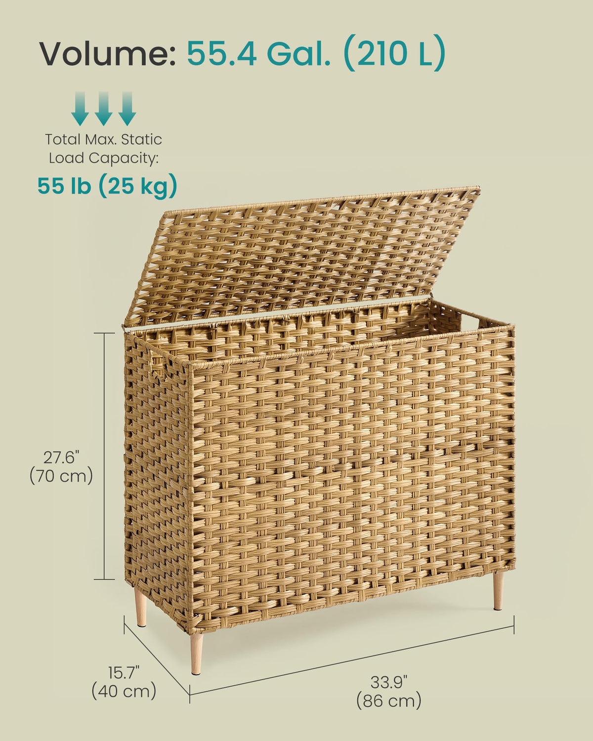 SONGMICS four-section design speeds laundry sorting for busy homes.