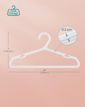 SongMICS durable plastic construction supports winter jackets and everyday wear