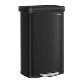 SONGMICS 21-gallon stainless steel trash can with durable body for easy cleaning