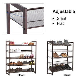 Songmics large capacity rack holds up to 25 women's shoes