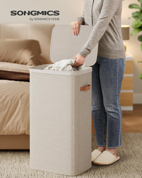 SONGMICS easy-assembly design shows quick setup for busy households.