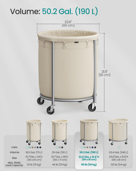 Songmics powder-coated frame resists rust for extended durability.