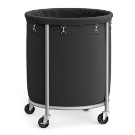 SONGMICS rolling-cart laundry basket with wheels for easy transport
