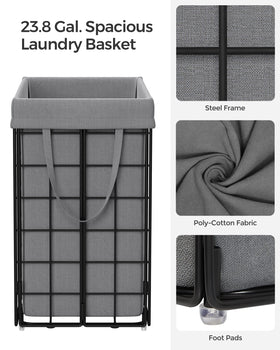 SongMICS drawstring top secures contents and hides mess