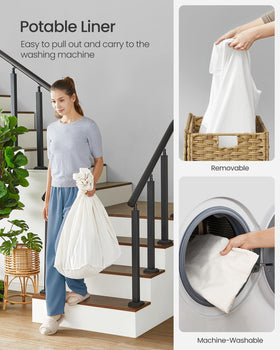 Songmics foldable design enables easy storage when not in use.