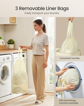 SONGMICS durable Oxford fabric reinforced with fiberglass rods for lasting use