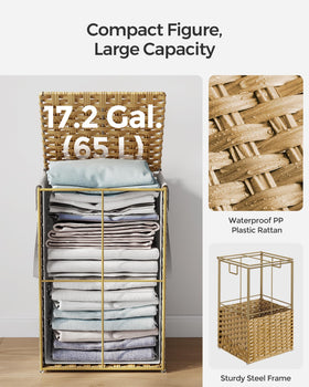 SONGMICS sturdy metal frame adds durability for daily laundry loads