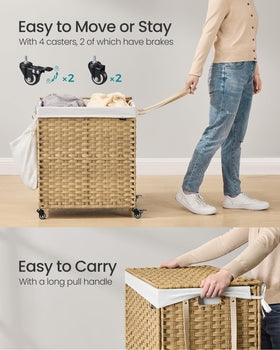 SONGMICS waterproof, ventilated rattan keeps fabrics dry and breathable.