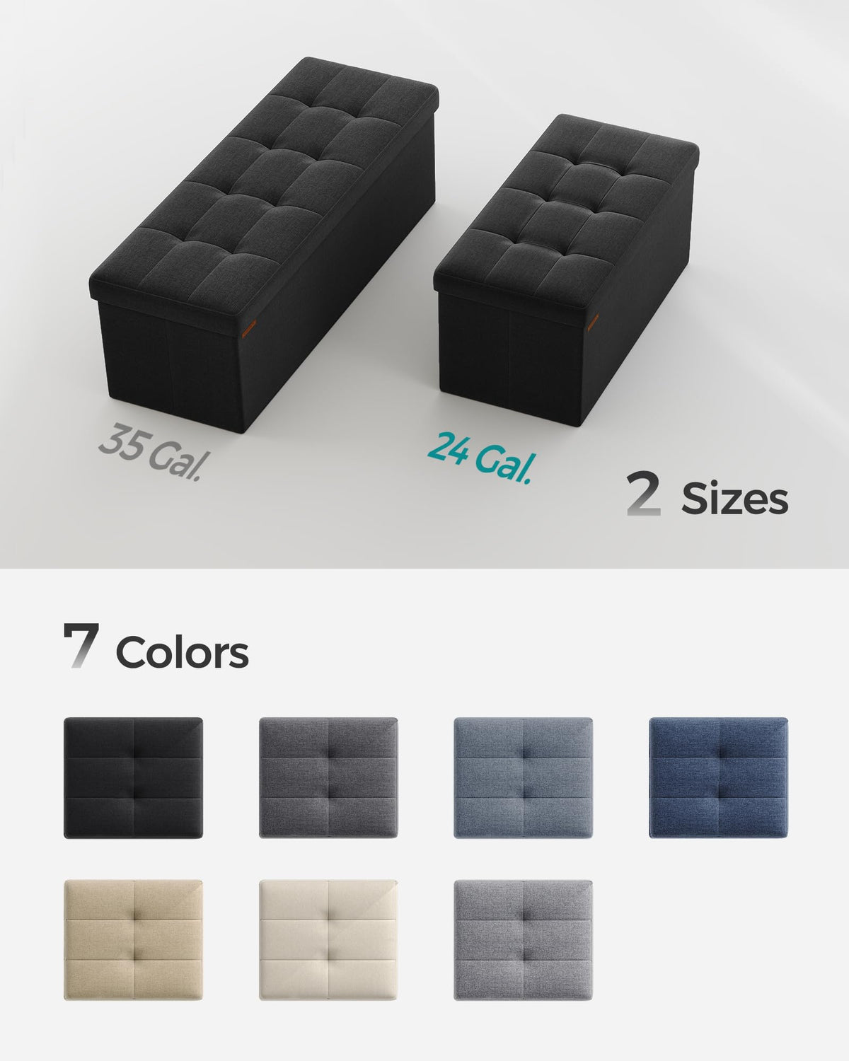 SONGMICS Mazie supports up to 660 lb for versatile seating.